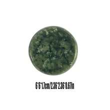 1pc Heated Massage Stone, Spa Therapy Basalt Stone For Beauty Salon, Foot Bath, Wellness Center, Full Body Scraping Gua Sha - Army Green - View 12