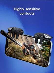 DATA FROG DATA FROG G21 Six Fingers Mobile Phone Android IOS Game Trigger For Aim Shooting L1 R1 Alloy Key Button For IPhone