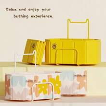 2025 New Model Household Adult Bathing Bucket Foldable With Rubberized Handle Bathtub Winter Full-Body Bathing Bathtub SPA Bathroom Decor Summer Bathroom Accessories Back To School