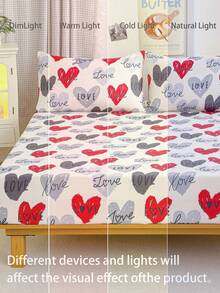 2/3Pcs Fitted Sheet Sets 1 Fitted Sheet + 1/2 Pillowcases - Multicolor - View 7