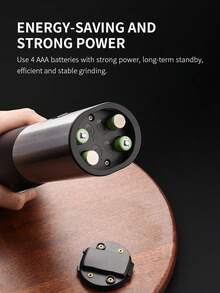 CLITON 2pcs Gravity Sensing Electric Pepper & Salt Grinder Set With Automatic LED Light - Popular Gift For Valentine's Day, Mother's Day, Cooking & Grilling In 2025 - Battery Powered, Holiday Gift Box Packaging, Kitchen Essential (Black)