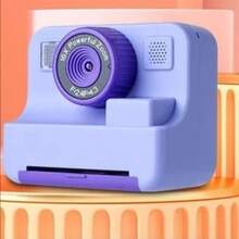 Câmera Impressão Instantânea Para Crianças Digital Infantil 1080P 12 MP - Roxo - Visão 4