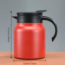 1pc Household Ceramic Vacuum-Sealed Tea Pot, Large Capacity For Old White Tea, Mandarin Peel, Pu'er Infusion