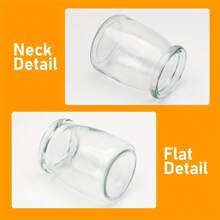 30 Stück/20 Stück/10 Stück 200ml Mini Joghurtgläser, Gläser mit Holzdeckeln, Pudding-Behälter mit Deckeln, Einmachgläser als Hochzeitsgeschenke, Honigtöpfe mit Etiketten und Schnüren