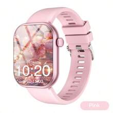 1pc Silicone Smart Watch, 2.01 Inch Touch Screen Multi-Function Electronic Watch For Teens With Various Sports Modes, Photo Control, Social App Message Notification, Alarm Reminder, Great For School, Exercise