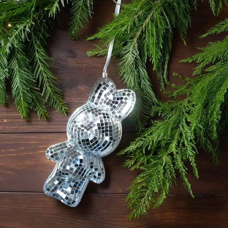 1 pièce Boule à facettes de lapin boule disco, ornement de miroir en verre, parfait pour les festivals, les fêtes, les mariages et la décoration polyvalente de la maison