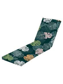 1pc Milk Silk Tropical Leaf, Flamingo Printed Beach Chair Cover, Removable And Machine Washable Stretch Beach Chair Protector, Suitable For Swimming Pool, Beach - Multicolor - View 7