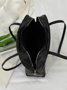 Vintage Style Women's Fashion Shoulder Bag, Large Capacity Versatile Backpack, Solid Color - Multicolor - View 7