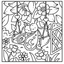 Garden Cuties Relaxing And Soothing Coloring Book | Beginner Tracing + Stress-Relief Doodles, Adult Coloring Book, Simple Yet Large Relaxation Designs, Adorable Animal Characters To Relieve Stress, Thick And Non-Bleed, Safe And - Back To School Season | Gift For Back To School