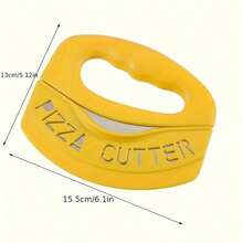 1 件超锋利不锈钢披萨切刀，带摆臂、盖子和保护盖 - 多用途蔬菜和沙拉切刀、多用途烘焙工具