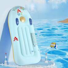 1 Pack PVC Thickened Inflatable Body Boards With Handles For Water Slides, Surfing Board For Slip Slide, Swimming Pool Floating Water Boards Learn To Swim, Beach Ocean Swimming Pool Float, Summer Water Fun, Beach Essentials, Beach Accessories