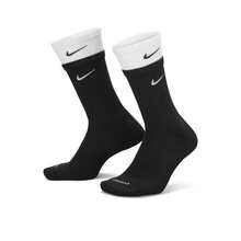 Nike 1 Pair Unisex 'EVERYDAY PLUS CUSH CREW' Socks, Style #DD2795-011 - Black - View 1