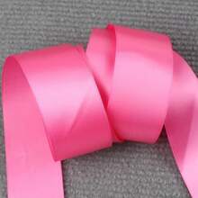 1pc 38mm Single Face Polyester Ribbons Solid Color Satin Ribbon For Handmade Craft Gifts Wedding Christmas Decoration DIY Bows