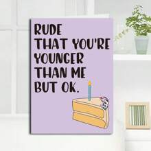 1 pieza Tarjeta bendición del Día de la Madre con sobre, tarjeta de cumpleaños feliz para bendecir a mamá, tarjeta de felicitación de cumpleaños única y divertida, tarjeta de bendición de cumpleaños creativa