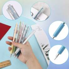 [Popular Choice] 3pcs Multi-Color Retractable Craft Knife Pens - Easy Press-To-Extend Blade, Durable PP Material - Perfect For Paper Cutting, Card Making & Unboxing - Sleek Design With Transparent Body, Small Paper Cutter,Random Color And Style