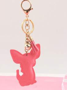 1pc Rhinestone Adorable Dog Keychain For Purse - Cute Puppy Bag Charm With Dangling Paws, Perfect For Backpack, Keys, Gift For Dog Lovers (Pet Lover Accessories)