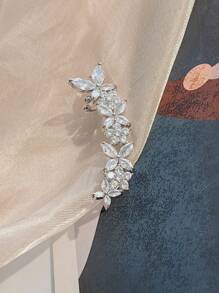 Brinco Ear Cuff Orelha Cartilagem Cravejada Com Zircônia