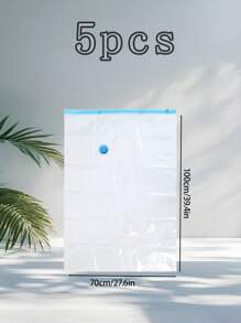 1/11 piezas Bolsas de compresión con sellado al vacío, Bolsas de almacenamiento al vacío, Bolsas con cierre al vacío, Bolsas de equipaje con ahorro de espacio, Sacos de compresión para viajes, Organizadores plegables para prendas, Bolsas de almacenamiento para ropa, ropa de cama y ropa de invierno - 75% de ahorro de espacio, a prueba de humedad y resistente a insectos