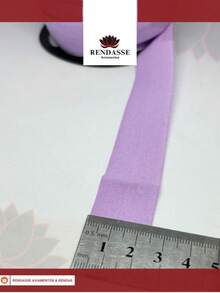 Roll 50 Meters Foldable Elastic Bias Binding ZANOTTI TYPE Mexican 25 Mm Polyester Colors Sewing Lingerie - 紅寶石/胡椒 - 查看 2