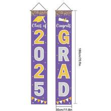 1pc Class Of 2025 Graduation Yard Sign, Porch Decor For Graduation Party (Multiple Styles Available)