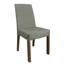 Juego de Comedor con Mesa Redonda y 4 Sillas Madesa Color Marrón y Gris - Marrón y gris - Ver 6