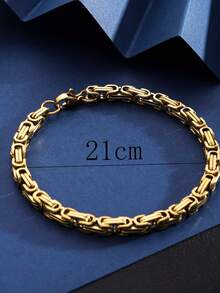 7pcs Men's Fashionable & Versatile Simple Bracelet Set - Combination Set - View 5