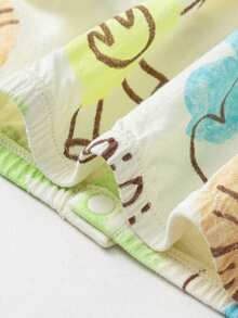 mini bala 男童女童纯棉防晒外套夏季新款宝宝轻薄透气宽松空调衫 - 白咖色調 - 查看 8