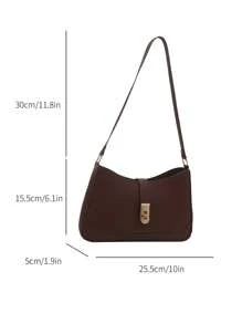 Bolso de moda para mujer, bolso de hombro simple y clásico, bolso de mensajero para dama