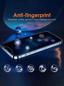 1 Stück privates gehärtetes Glas kompatibel mit iPhone 16 15 14 13 12 11 Pro Max XS XR SE2020 Datenschutz Bildschirmschutz kompatibel mit iPhone 8 7 15 16 Plus - Transparent - Übersicht 7