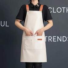 1 Piece Multi Pocket Design, Oil Resistant, Splash Resistant, Tear Resistant, PU Leather+Waterproof Quick Drying Lining Material, Multifunctional Tool Apron, Professional - Multicolor - View 15