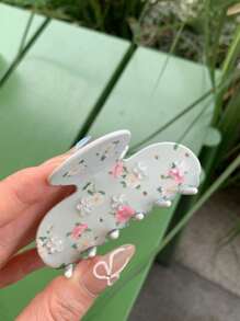 Elegant And Graceful Rhinestone Daisy Hairpin, College Style Fresh Three-Dimensional Flower Hair Claw - Retro Style, Non-Slip Ponytail Clip, Sweet And High-End Jelly Clip, Slouchy Niche Hair Hair Claw, | Suitable For Women And Girls | Party, Date, Gift Giving, Hair Accessories, Claw Clips, Hair Jaw Clip, Hair Clutch Fall Winter Hair Clip For Vacation Outfits Woman