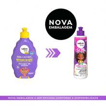 Salon Line Kit para cachinhos nutridos com SOS Cachos Kids Super Óleos - Roxo - Visão 8
