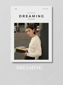 1Set Ins Style Simple English Magazine, Shooting Background, Ins Style Simple English Book,Live Photo Props, Street Shooting Decoration, Decorative Ornaments, Suitable For Food, Jewelry, Jewelry, Cosmetics Shooting Background