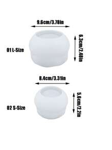 1 Stück Silikonform für DIY Aquarium, kleine & große Fischbehälter Kerzenhalter, Beton, Sukkulenten Pflanzgefäß, Schmuckbox, Kerzenglas, Gießharz, Heimdekoration, Basteln, Geschenke