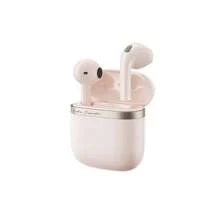 EDIFIER Auriculares inalámbricos Bluetooth Evo Air, tacto aireado, diafragma grande de polímero de 13 mm, resistencia al agua y al polvo IP54, reducción de ruido de llamadas inteligente, batería de larga duración, Bluetooth 5.4, color rosa niebla