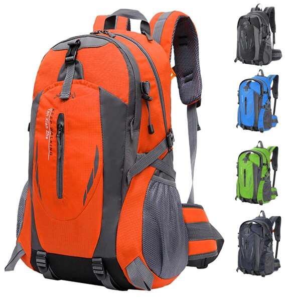 40 l Wanderrucksack, leichter, atmungsaktiver Rucksack für Männer und Frauen, robuster, wasserabweisender Tagesrucksack, Reisetasche für Camping, Radfahren, Skifahren, Klettern, Trekking, Bergsteigen, Outdoor-Sport