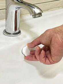1/2/4/6/8/10件 矽膠水槽溢水口蓋，適用於廚房與浴室，浴缸排水塞，圓形洗臉盆溢水環（適用22-24mm孔徑），派對、婚禮、母親節、父親節禮物，矽膠水槽溢水口蓋－廚房與浴室排水蓋，適用於洗臉盆、浴室 - 彩色 - 查看 5