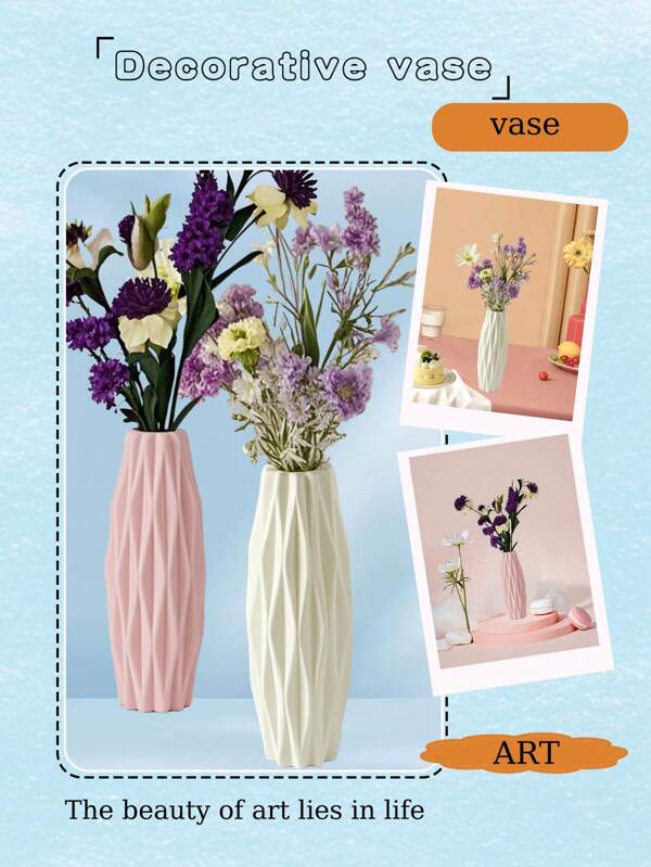 1 pieza Jarrón Hidroponico Decorativo de Estilo Morandi para la Decoración del Hogar - Decoración de Sala de Estar - Mesa de Sala de Estar - Gabinete de Entrada