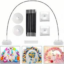 21pcs/Set Balloon Arch, Wedding Round Arch Frame, Iron Circle Arch Decor, Event Celebration Prop - Multicolor - View 1