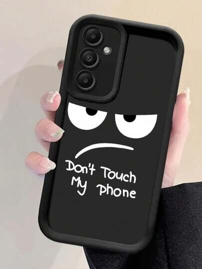 Funny Expression New High-End Textured Thick Anti-Drop Painted Phone Case Protective Cover Compatible With IPhone/ Galaxy Smartphones, Compatible With IPhone 11, 12, 13, 14, 15, 16, 16 Plus