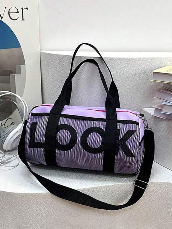 Outdoor Sports Gym Bag, Fashionable Casual Tote, Men & Women Fitness Workout Bag, Lightweight Handbag, Shoulder & Cross-Body Bag