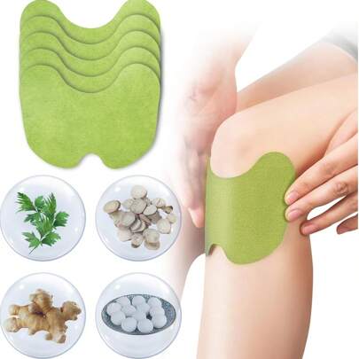 60pcs Plant Essence Infused Knee/Neck/Shoulder & Knee Pads, Heat Therapy Patches, Gentle Non-Irritating Daily Care Foot Pads, Natural Herbal Essence Self-Heating Patches For Body, Back, Arms, Wrists, Fatigue Relief, Legs, Knee Joints Gym Accessories Knee Support Sports Knee Pads Gym Knee Pads