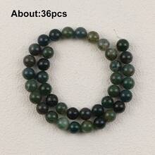 4/6/8/10/12mm Natural Multi-Color Agate Gemstone Beads, Suitable For DIY Jewelry Making - Type - View 44
