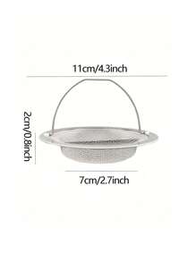 2 pièces Passoire pour évier de cuisine, passoire d'évier en acier inoxydable, accessoires de cuisine, capteur d'aliments pour la plupart des éviers de cuisine. Panier-passoire pour évier en acier. Cadeau pour la Saint-Valentin, mariage, anniversaire