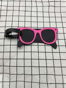 Beach-Themed Silicone Travel Accessories, Featuring Sunglasses And Palm Trees, Include Boarding Pass Holders, Luggage Tags, And Transfer Card Sleeves, Perfect For Holiday Essentials. Ideal For Travel Backpacks, Suitcases, Travel Gear, And Back-To-School Travel Tags And Accessories.