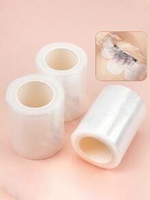 1/3/5 Roll 200M Clear Makeup Film Wrap For Eyelash Lift Brow Lamination Lip Eyebrow Tattoo Plastic Cover Eyelash Extension Glue Remover Lash Perm Lifting Film