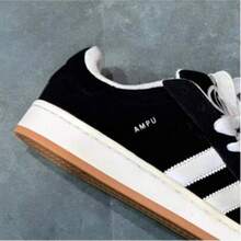 Women's Tennis Shoes, Campu Men's, , Thick Laces, Skater Black, Stitched Sole, Basic, Openwork / Cut Out - PTO 校園 - 查看 2