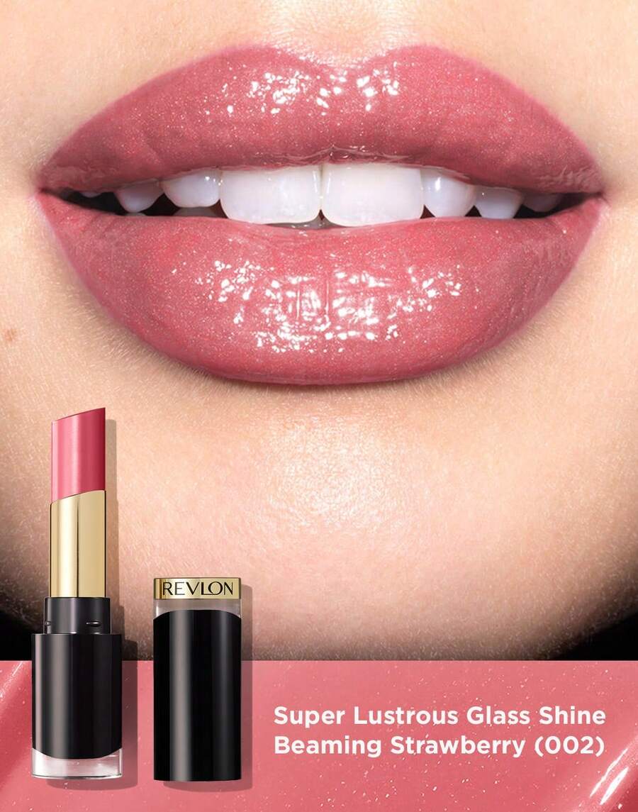 Revlon Superlustrous Glass Shine Lipstick - Beaming Strawberry - View 1