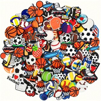 GCYCHENG Serie 15/22/33/50/52/82/105 Di charm per scarpe fai-da-te, adatti per bracciali, borse e accessori - realizzati in materiale PVC, ideali come regalo per compleanni, Natale, San Valentino