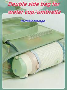1pc Transparent Mesh Tote File Bag, Large Capacity Tutoring Bag, Student Organizer Bag, Tutoring Carrier